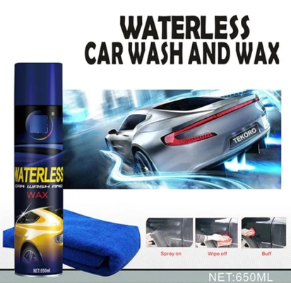 650 ml Lavage et cire de voiture sans eau respectueux de l'environnement Produit d'entretien automobile