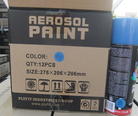 Peinture à l' aérosol acrylique rouge noir Peinture à pulvérisation résistante à la chaleur pour verre