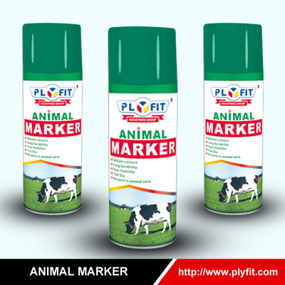 Peinture de jet de repérage animale de couleur fluorescente 500ml pour la certification de PORTÉE de vache