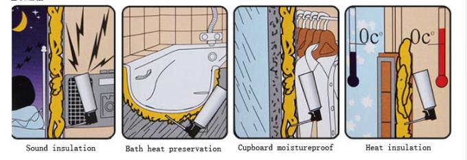 L'expansion antichoc de polyuréthane écument mastic de mousse d'unité centrale d'isolation 0