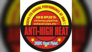 Peinture en aérosol à haute température 300C pour l'intérieur et l'extérieur