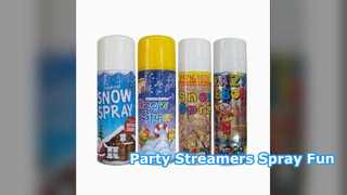Party Streamers Spray amusant pour toutes les occasions