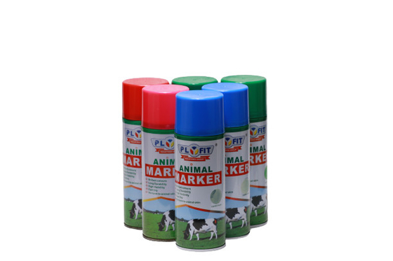 La peinture de repérage animale de couleurs pulvérisent le jet de marqueur du bétail 500ml pour l'alimentation