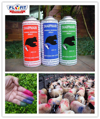 Plyfit Peinture de marquage pour animaux très visible et durable Peinture de marquage pour bétail aérosol