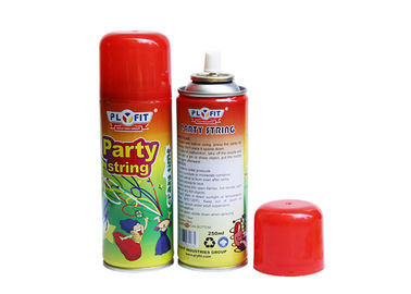 Party / Wedding Silly String Spray Streamer , Red / Blue / Yellow Crazy String Spray