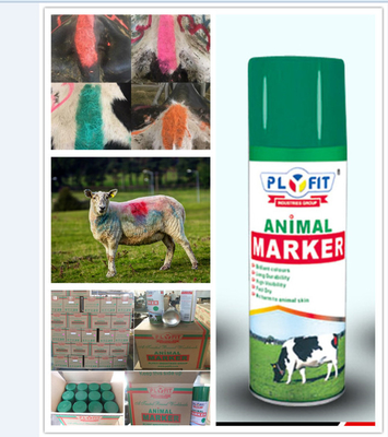 Colorant de repérage animal provisoire de colorant de marqueur d'animal de ferme de peinture d'Eco