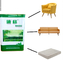 Collage adhésif à base de pulvérisation à base de solvant pour la fabrication de meubles souples à l'éponge