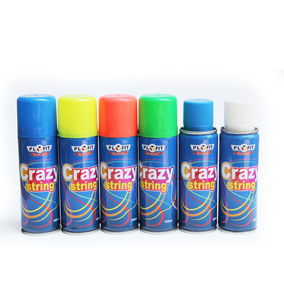 Les couleurs mélangées font la fête la flamme idiote colorée folle de jet de ficelle de jet idiot de ficelle