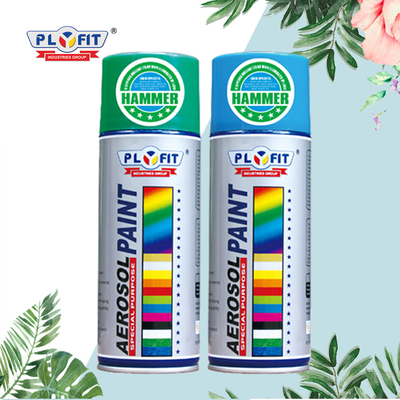 peinture de jet acrylique de l'aérosol 400ml pour le marteau de plastique en bois en métal