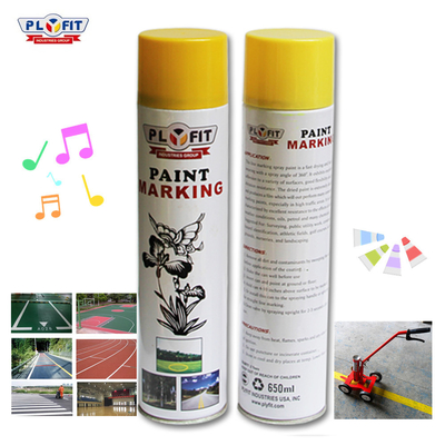 ligne jaune de route de 650ml Plyfit becs de papillon de peinture d'inscription pour marquage routier