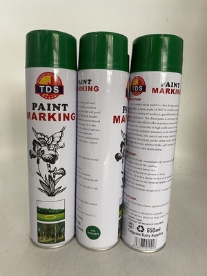 La ligne papillon d'OEM 650ml de peinture de jet d'aérosol de peinture de marqueur équipe d'un gicleur pour le jet de main
