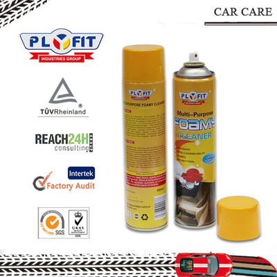 Produits détaillants intérieurs de voiture de Plyfit, jet multi de décapant de mousse de citron de parfum du but 650ML non-abrasif