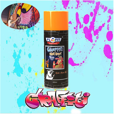 Peinture de jet fluorescente de graffiti d'aérosol 400ml à haute brillance pour la peinture de mur