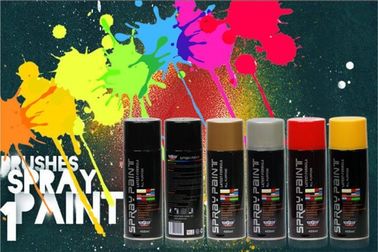 Peinture de jet acrylique de couleur jaune citron 65x158 millimètre pour le métal/bois/verre