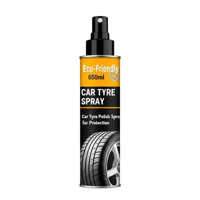 650 ml de pulvérisateur écologique de polissage de pneus avec formule personnalisable pour une pénétration profonde et une protection des pneus