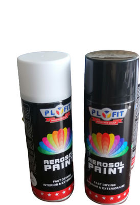L'acrylique 65*158mm noir sec rapide d'aérosol de peinture de jet de laque a basé