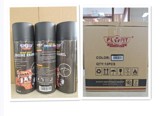 Revêtement liquide de peinture acrylique de l'aérosol 400ml du match 65*158mm de couleur