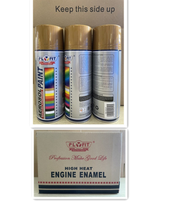 La PORTÉE métallique multi TUV de peinture de jet d'aérosol des couleurs 400G a approuvé