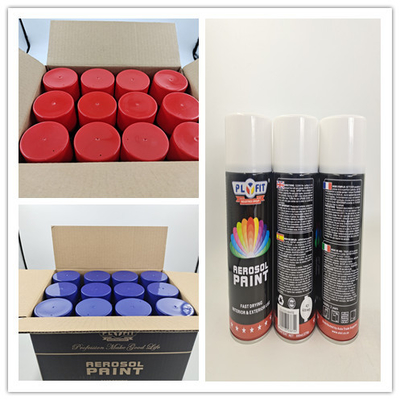 anti odeur dissolvante de séchage rapide de la peinture de jet de la rouille 500ml PLYFIT
