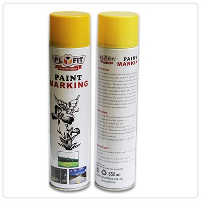 Ligne acrylique de jet de diverses couleurs peinture de marqueur pour le parking/champs de sports