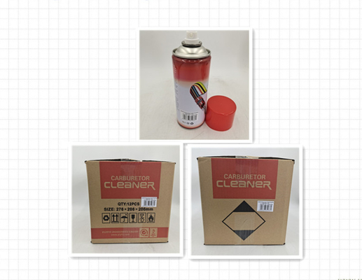 Liquide transparent d'aérosol de décapant d'obstruction de carburateur de TUV 450ml