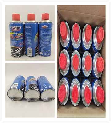 L'anti lubrifiant de rouille d'aérosol pulvérisent le jet d'imperméabilisation de rouille du dissolvant de rouille de Plyfit 450ml