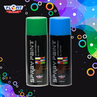 Le graffiti multi de couleur de but pulvérisent la basse odeur 15um Finess de la peinture 400ml