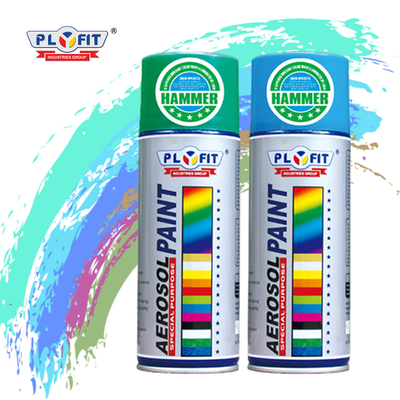 La peinture de jet acrylique d'aérosol de la couleur 400ml film de séchage superficiel de 5 minutes a fini